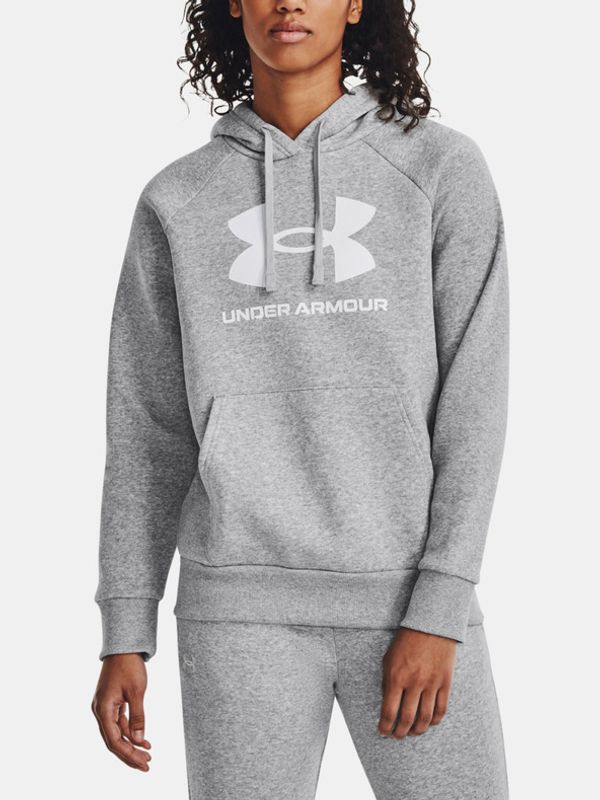 Under Armour Under Armour UA Rival Fleece Big Logo Hdy Pulover Siva