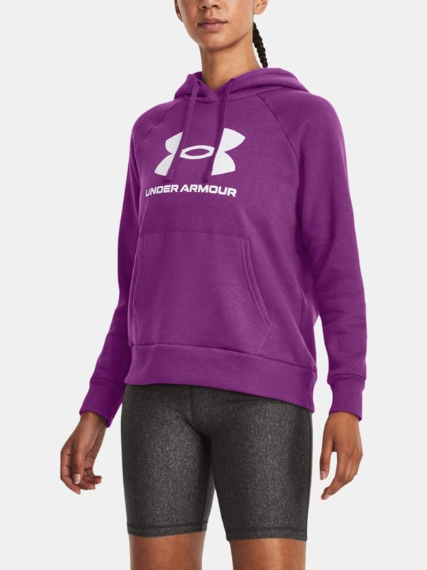 Under Armour Under Armour UA Rival Fleece Big Logo Hdy Pulover Vijolična