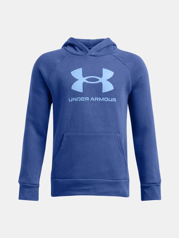 Under Armour Under Armour UA Rival Fleece BL Hoodie Pulover otroška Modra