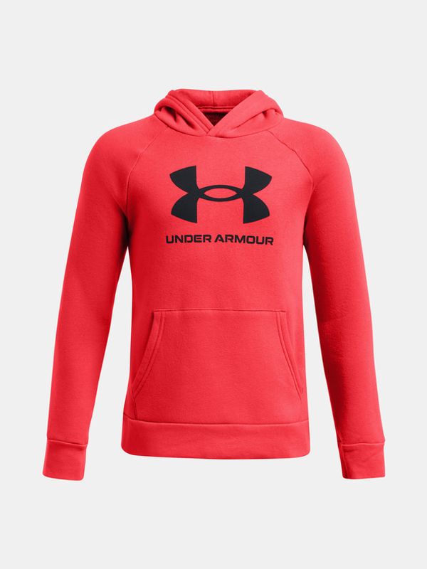 Under Armour Under Armour UA Rival Fleece BL Hoodie Pulover otroška Rdeča