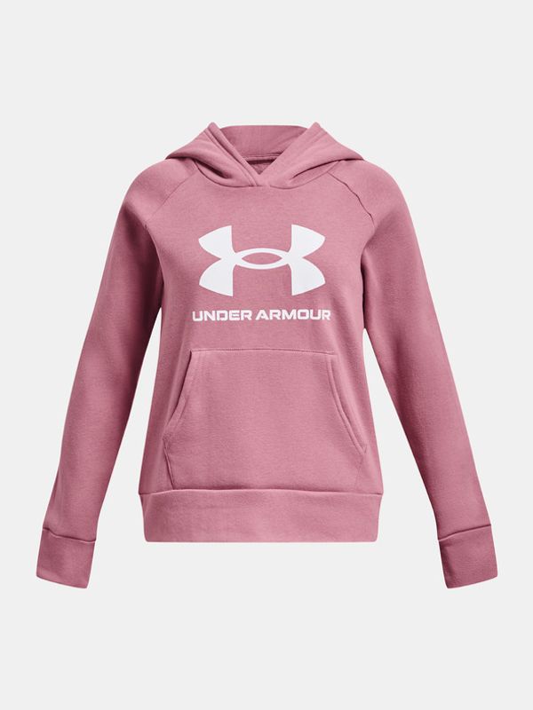 Under Armour Under Armour UA Rival Fleece BL Hoodie Pulover otroška Roza