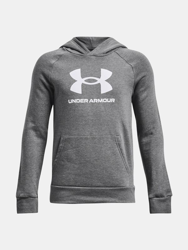 Under Armour Under Armour UA Rival Fleece BL Hoodie Pulover otroška Siva