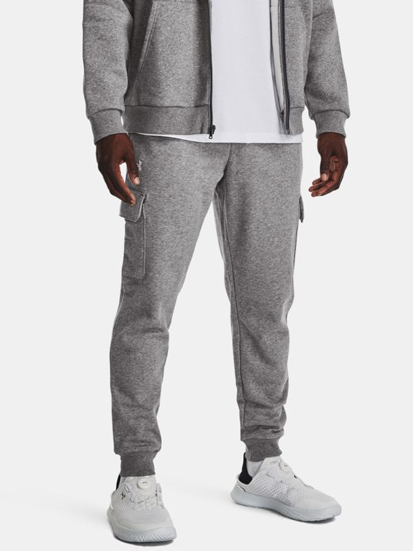 Under Armour Under Armour UA Rival Fleece Cargo Spodnji del trenirke Siva