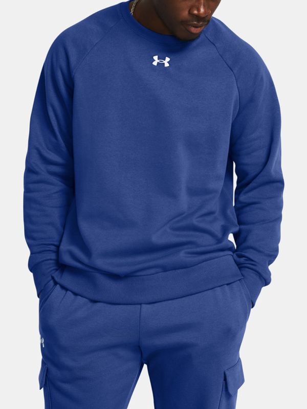 Under Armour Under Armour UA Rival Fleece Crew Pulover Modra