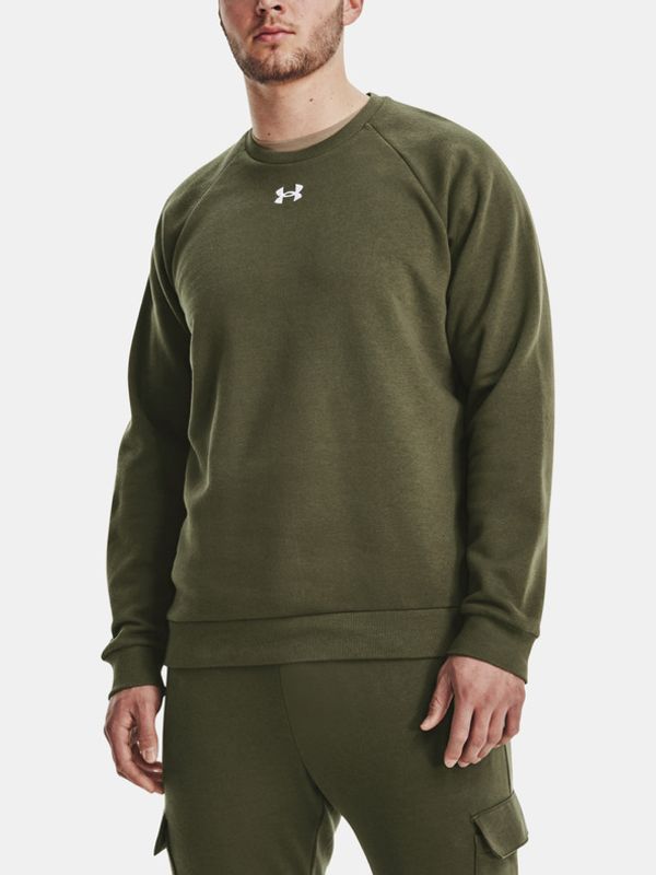 Under Armour Under Armour UA Rival Fleece Crew Pulover Zelena