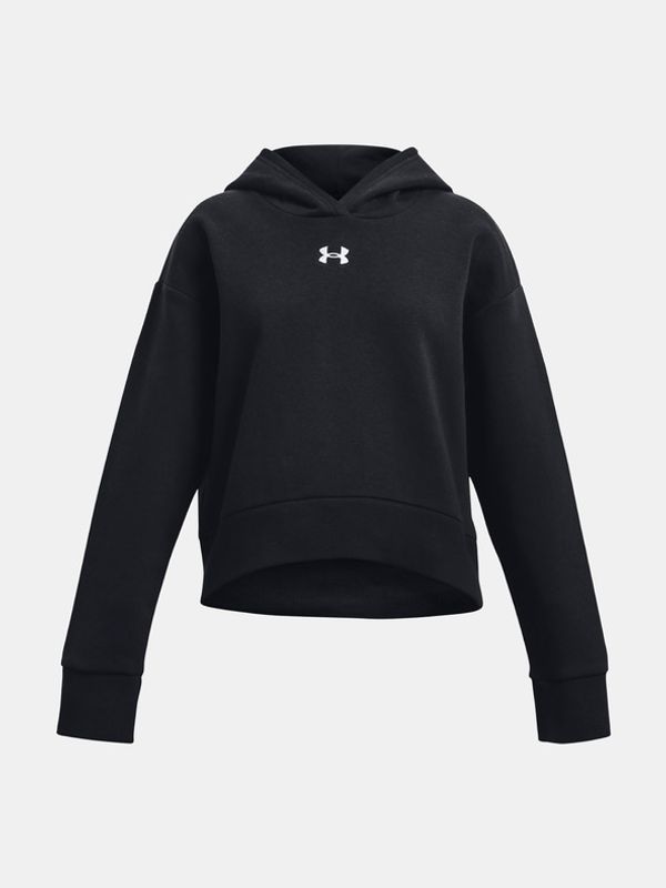 Under Armour Under Armour UA Rival Fleece Crop Hoodie Pulover otroška Črna