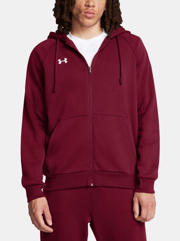 Under Armour Under Armour UA Rival Fleece FZ Hoodie Pulover Rdeča