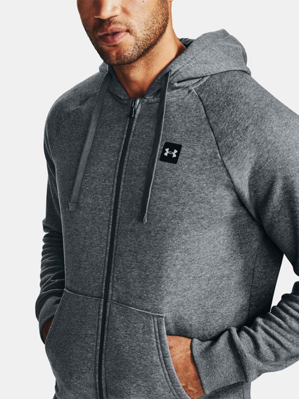 Under Armour Under Armour UA Rival Fleece FZ Hoodie Pulover Siva