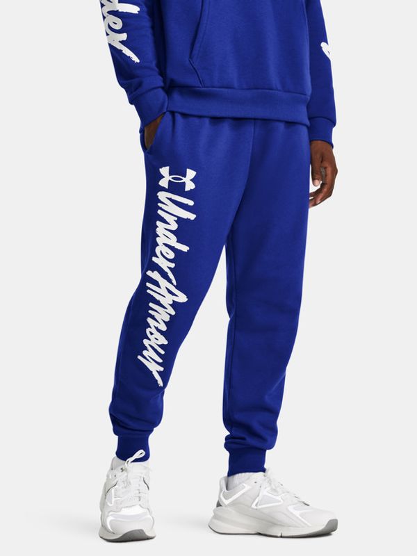 Under Armour Under Armour UA Rival Fleece Graphic Spodnji del trenirke Modra