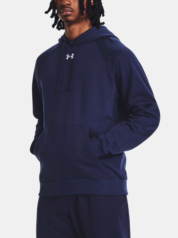 Under Armour Under Armour UA Rival Fleece Hoodie Pulover Modra