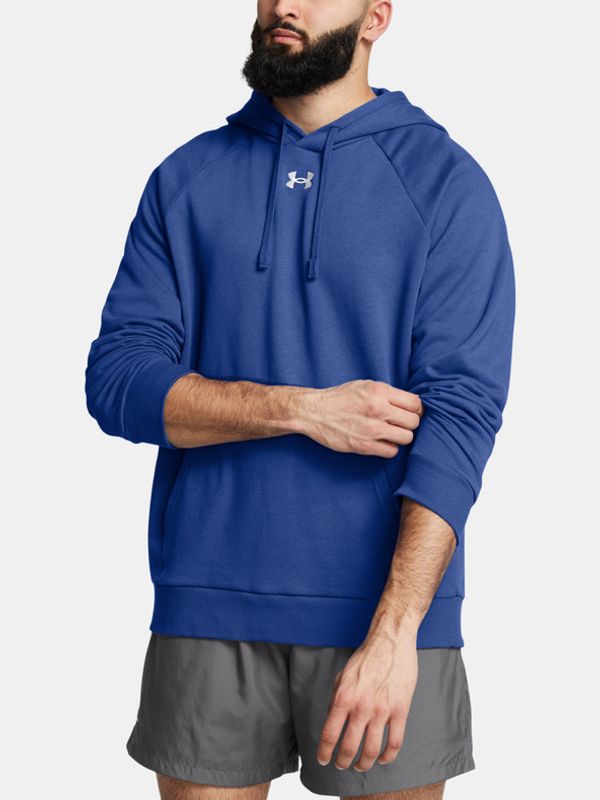 Under Armour Under Armour UA Rival Fleece Hoodie Pulover Modra