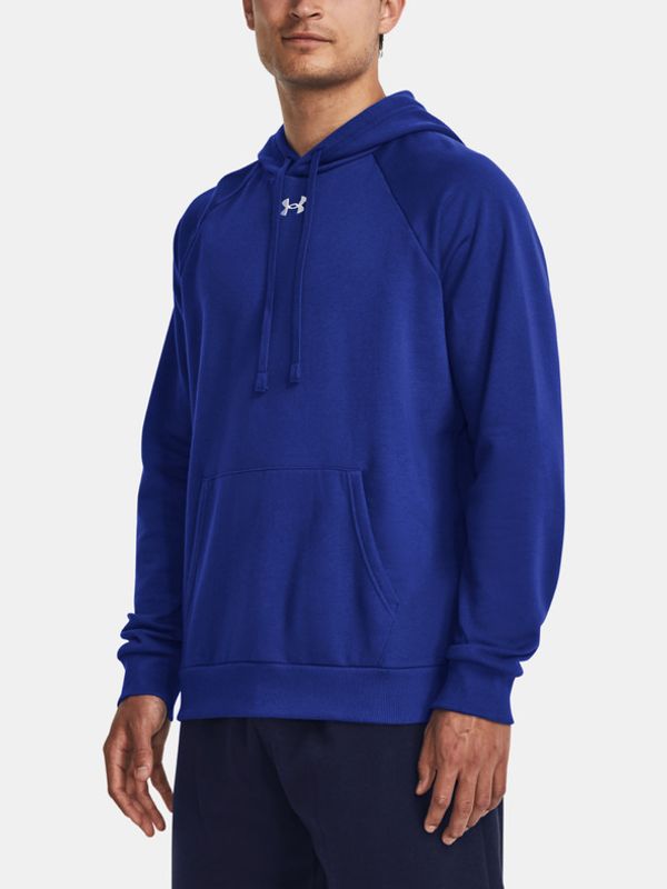 Under Armour Under Armour UA Rival Fleece Hoodie Pulover Modra