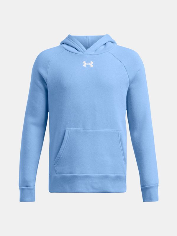 Under Armour Under Armour UA Rival Fleece Hoodie Pulover otroška Modra