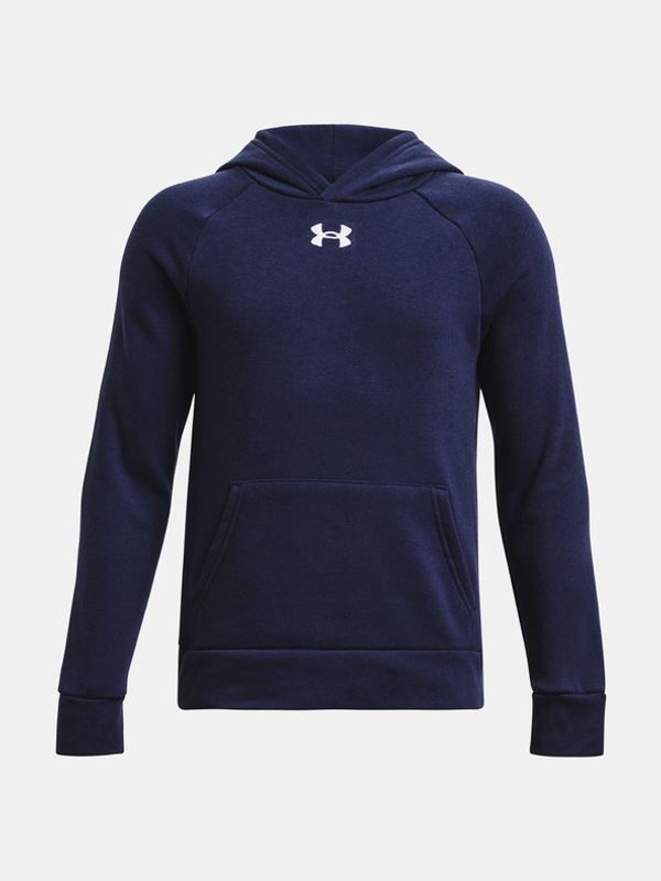 Under Armour Under Armour UA Rival Fleece Hoodie Pulover otroška Modra