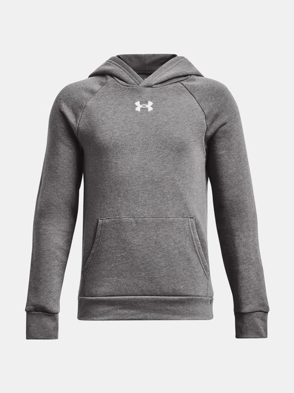 Under Armour Under Armour UA Rival Fleece Hoodie Pulover otroška Siva