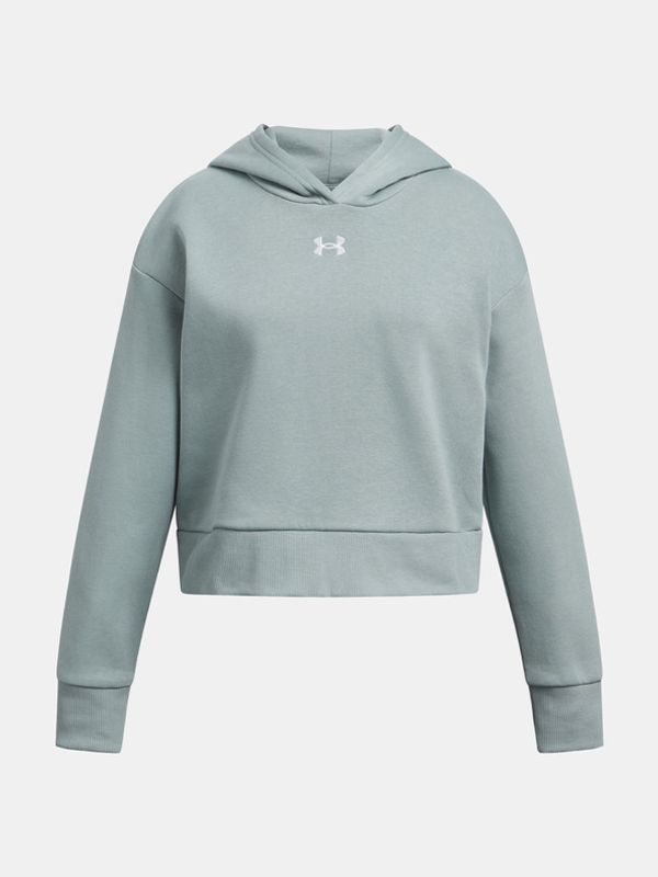 Under Armour Under Armour UA Rival Fleece Hoodie Pulover otroška Zelena