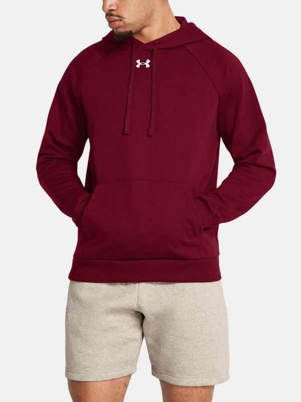 Under Armour Under Armour UA Rival Fleece Hoodie Pulover Rdeča