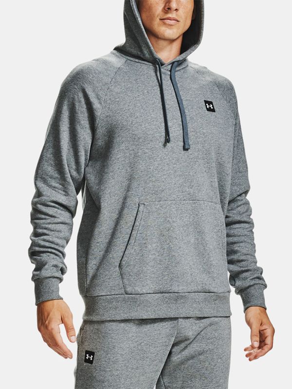 Under Armour Under Armour UA Rival Fleece Hoodie Pulover Siva