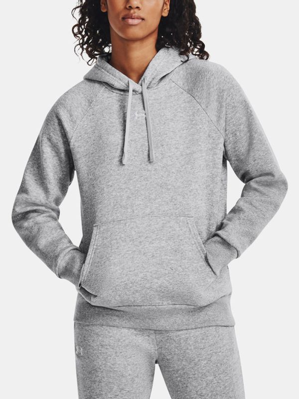 Under Armour Under Armour UA Rival Fleece Hoodie Pulover Siva