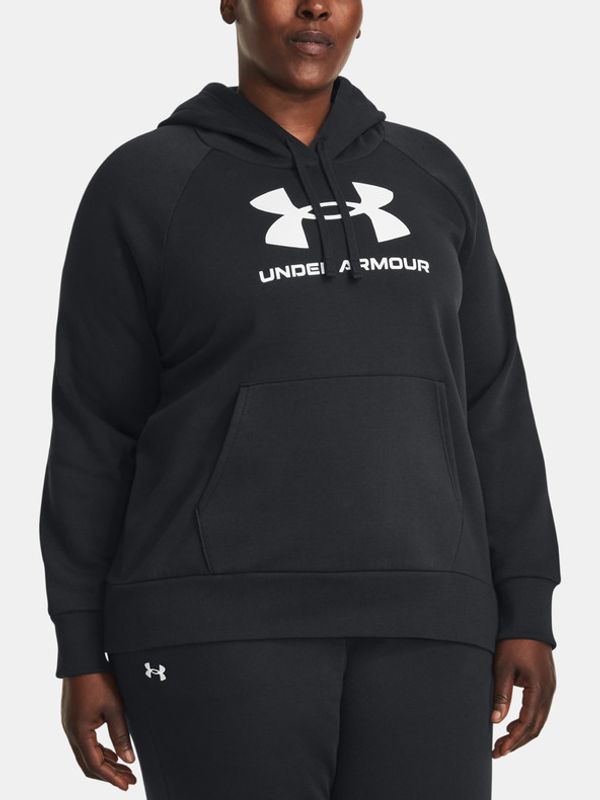 Under Armour Under Armour UA Rival Fleece Logo Pulover Črna