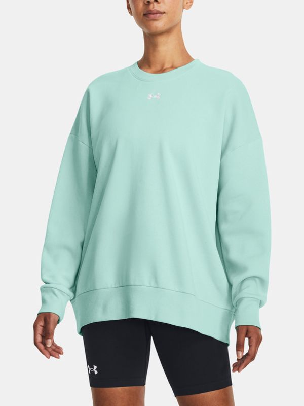 Under Armour Under Armour UA Rival Fleece OS Crew Pulover Modra