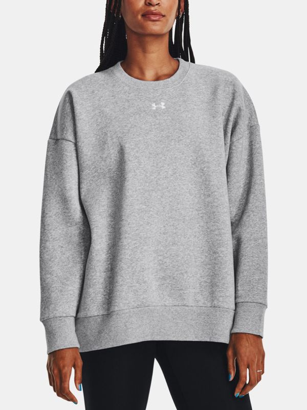 Under Armour Under Armour UA Rival Fleece OS Crew Pulover Siva