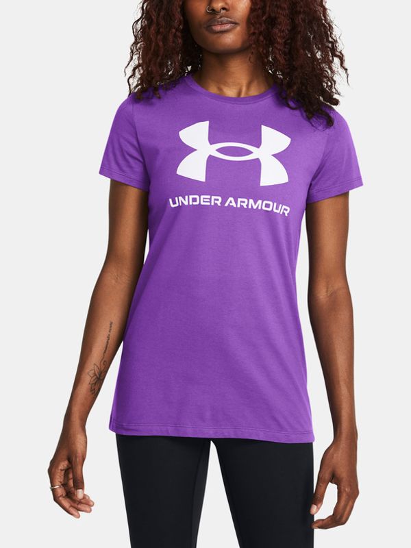 Under Armour Under Armour UA Rival Logo SS Majica Vijolična