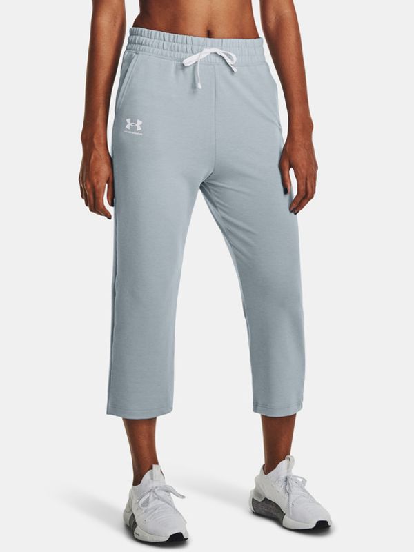 Under Armour Under Armour UA Rival Terry Flare Crop Spodnji del trenirke Modra