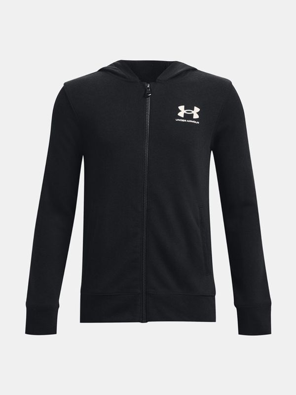 Under Armour Under Armour UA Rival Terry FZ Hoodie Pulover otroška Črna