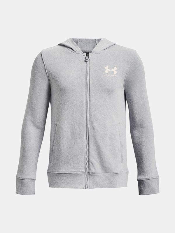 Under Armour Under Armour UA Rival Terry FZ Hoodie Pulover otroška Siva