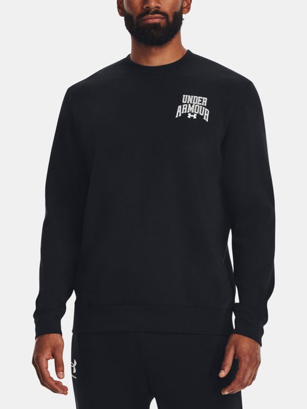 Under Armour Under Armour UA Rival Terry Graphic Crew Pulover Črna