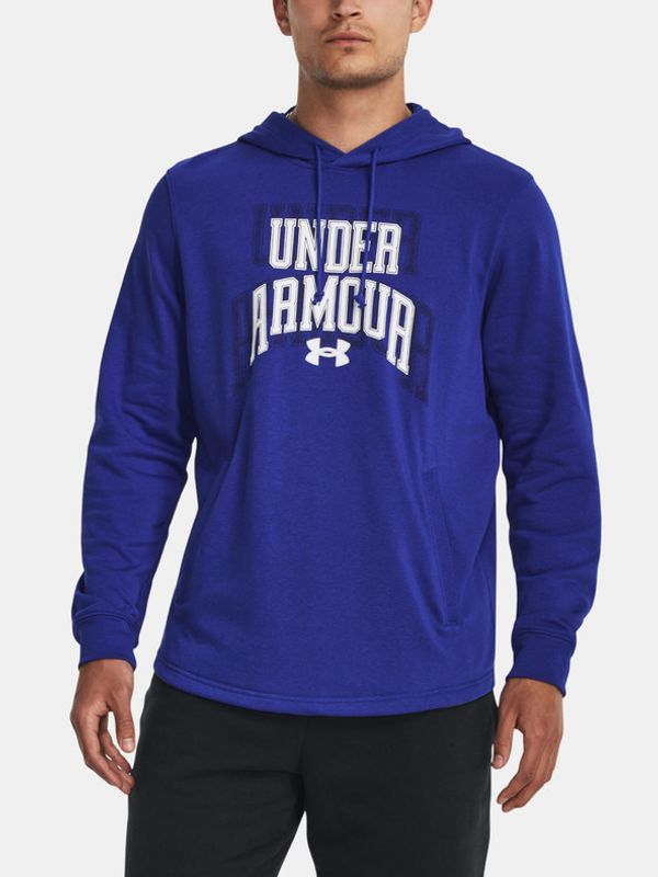 Under Armour Under Armour UA Rival Terry Graphic HD Pulover Modra