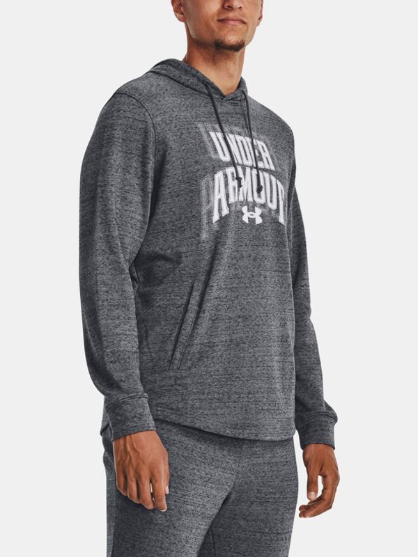 Under Armour Under Armour UA Rival Terry Graphic HD Pulover Siva