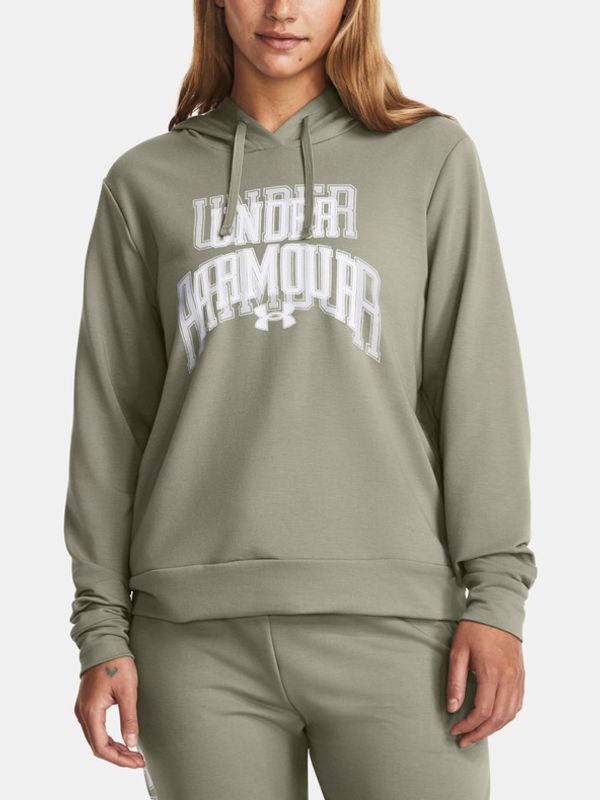 Under Armour Under Armour UA Rival Terry Graphic Hdy Pulover Zelena