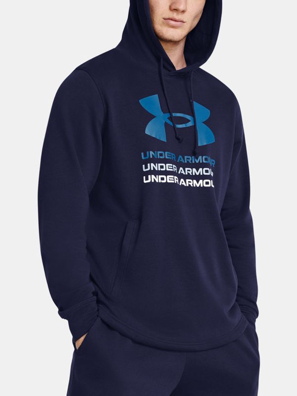 Under Armour Under Armour UA Rival Terry Graphic Hood Pulover Modra