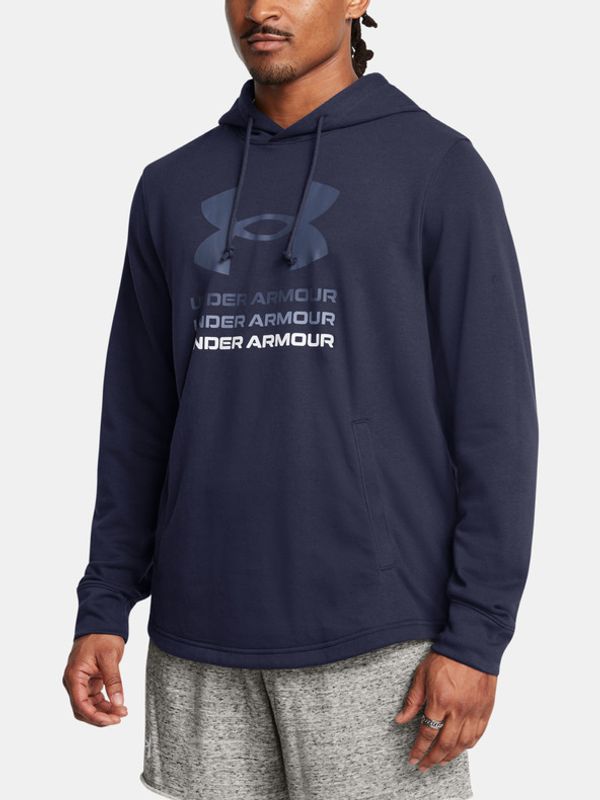 Under Armour Under Armour UA Rival Terry Graphic Hood Pulover Modra