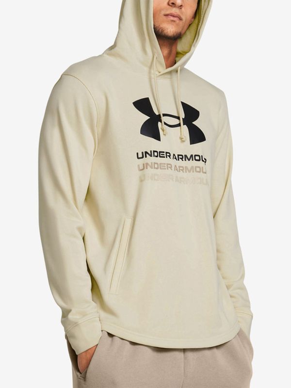Under Armour Under Armour UA Rival Terry Graphic Hood Pulover Rjava