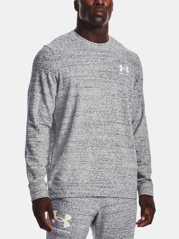 Under Armour Under Armour UA Rival Terry LC Crew Pulover Siva