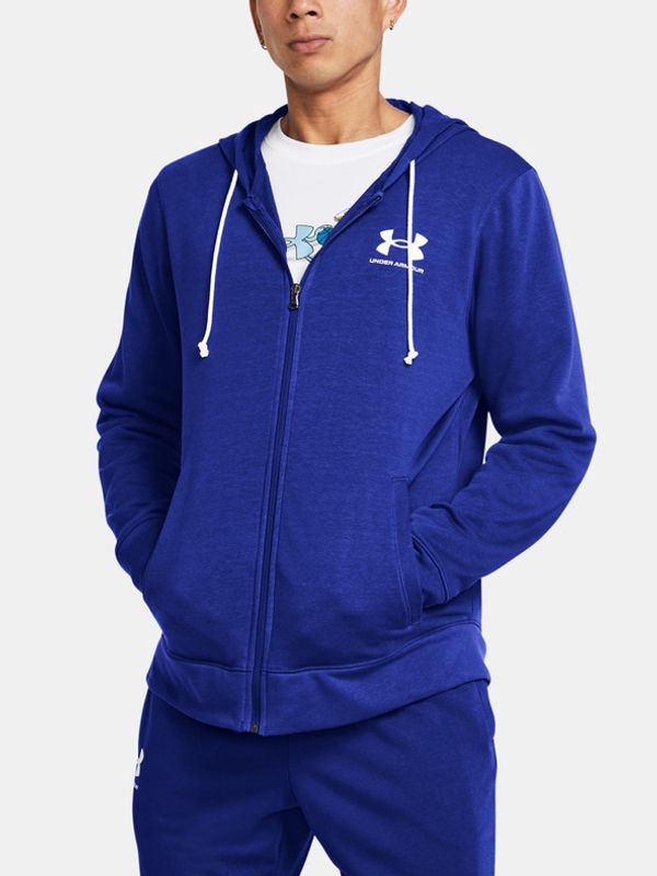 Under Armour Under Armour UA Rival Terry LC FZ Pulover Modra