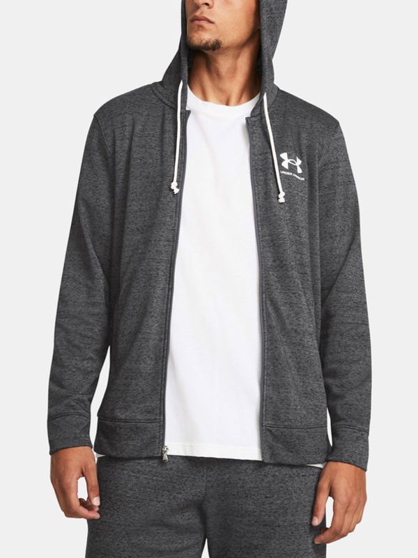 Under Armour Under Armour UA Rival Terry LC FZ Pulover Siva