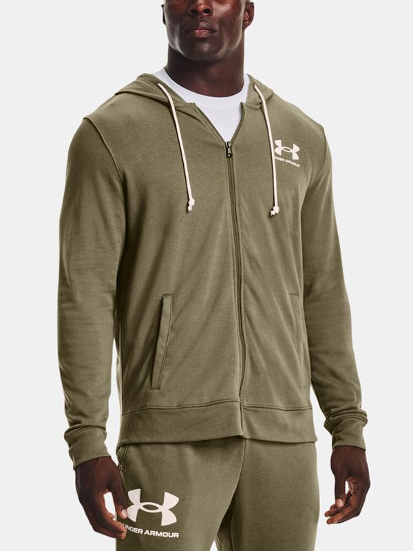 Under Armour Under Armour UA Rival Terry LC FZ Pulover Zelena