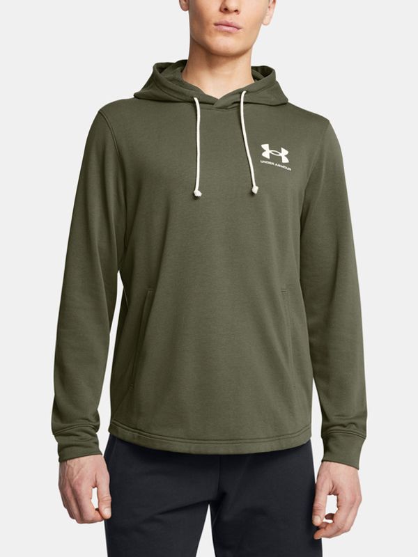 Under Armour Under Armour UA Rival Terry LC HD Pulover Zelena
