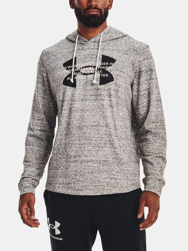 Under Armour Under Armour UA Rival Terry Logo Pulover Siva