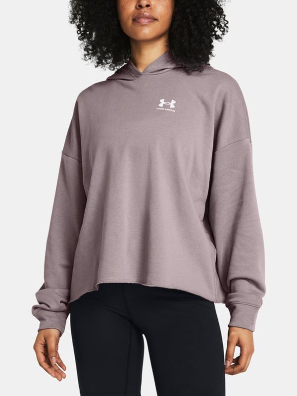 Under Armour Under Armour UA Rival Terry OS Hoodie Pulover Siva