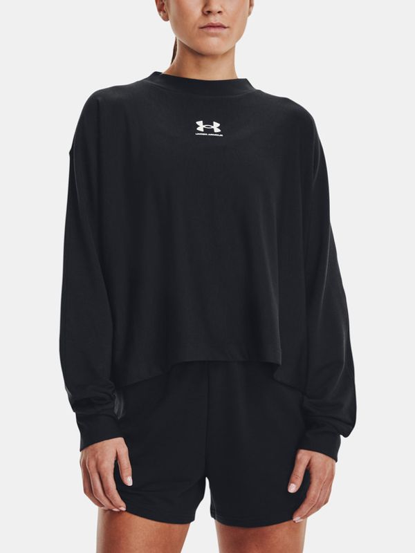 Under Armour Under Armour UA Rival Terry Oversized Crw Pulover Črna