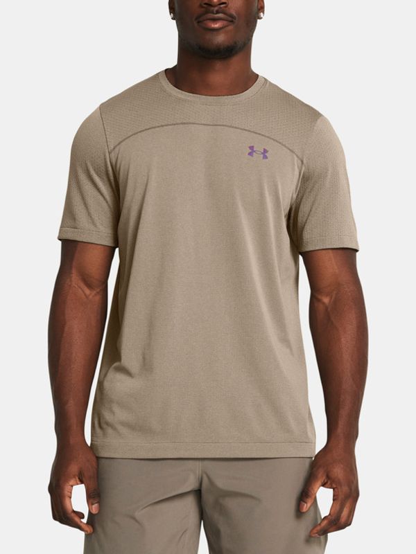 Under Armour Under Armour UA Rush Seamless Wordmark SS Majica Rjava