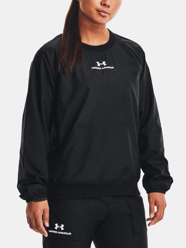 Under Armour Under Armour UA Rush Woven Crew Pulover Črna