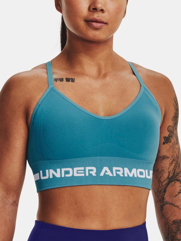 Under Armour Under Armour UA Seamless Low Long Športni Modrček Modra