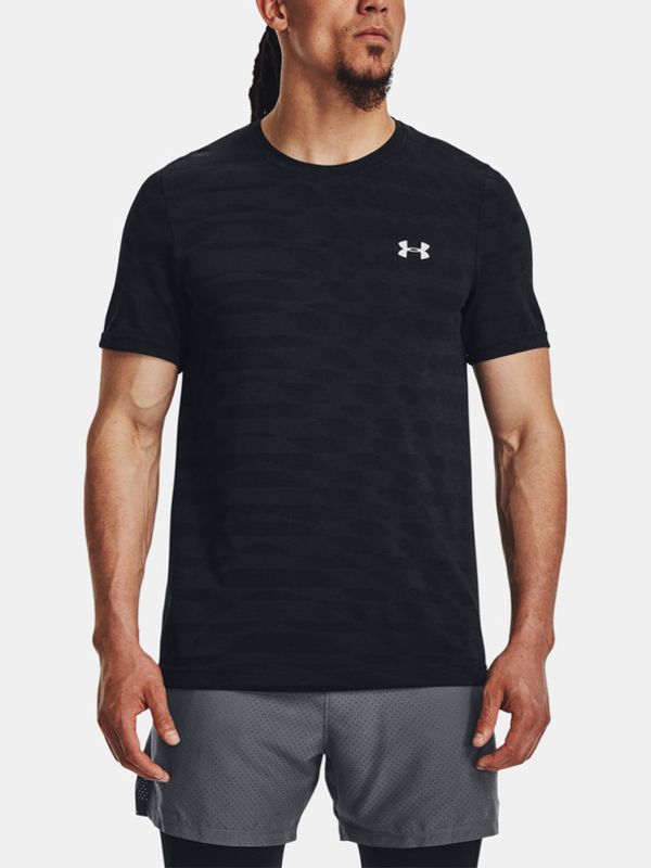 Under Armour Under Armour UA Seamless Ripple SS Majica Črna