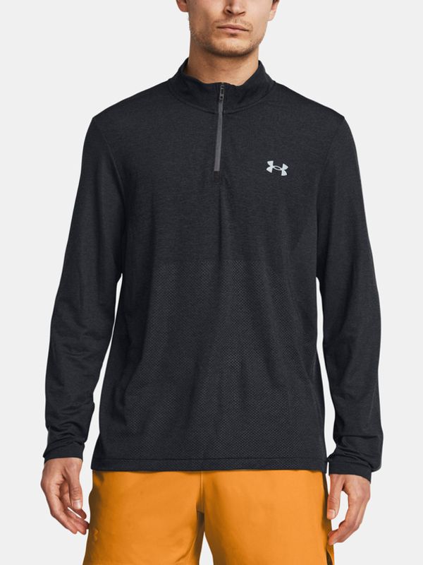 Under Armour Under Armour UA Seamless Stride 1/4 Zip Majica Siva